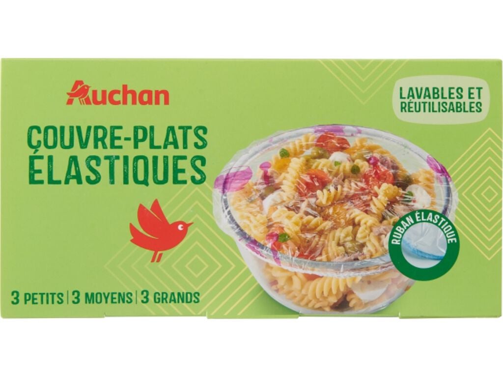 COBERTURAS EL&Aacute;STICAS PARA ALIMENTOS AUCHAN 9UN