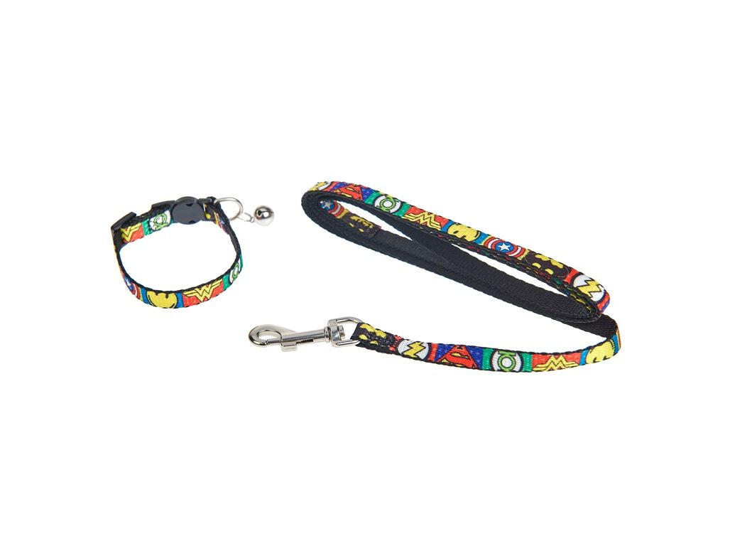 COLEIRA 25-40CM AUCHAN + TRELA PRETO 120CM