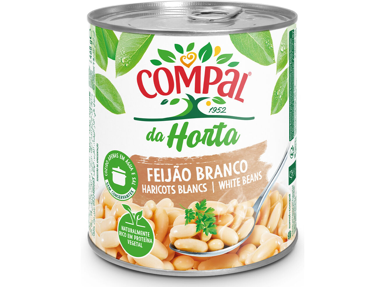 FEIJ&Atilde;O COMPAL DA HORTA BRANCO 845G image number 0