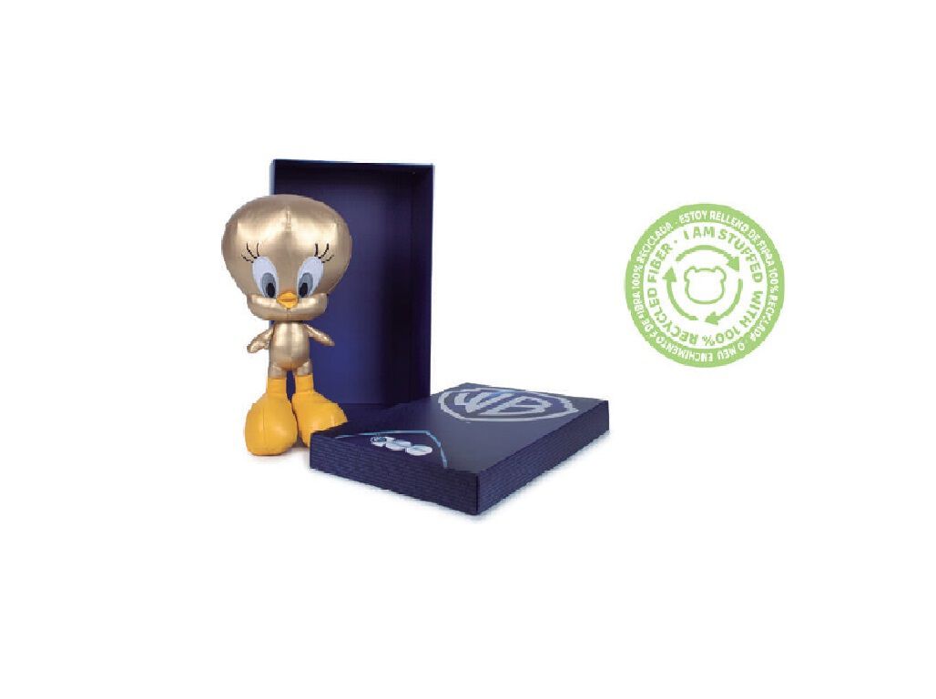 PELUCHE TWEETY FAMOSA SOFTIES 100TH WB 25CM image number 1