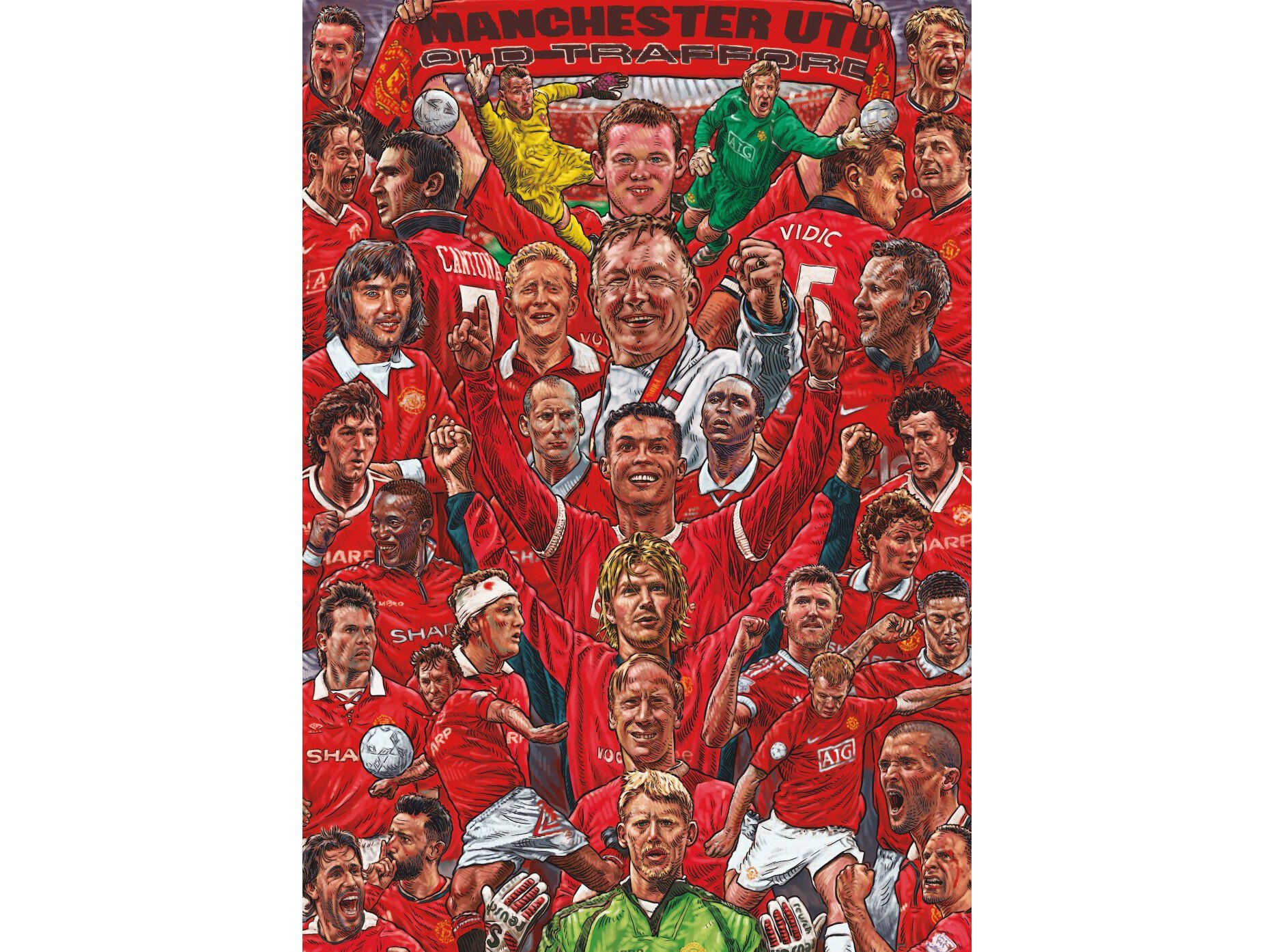 POSTER LENDAS MANCHESTER ERIK image number 0