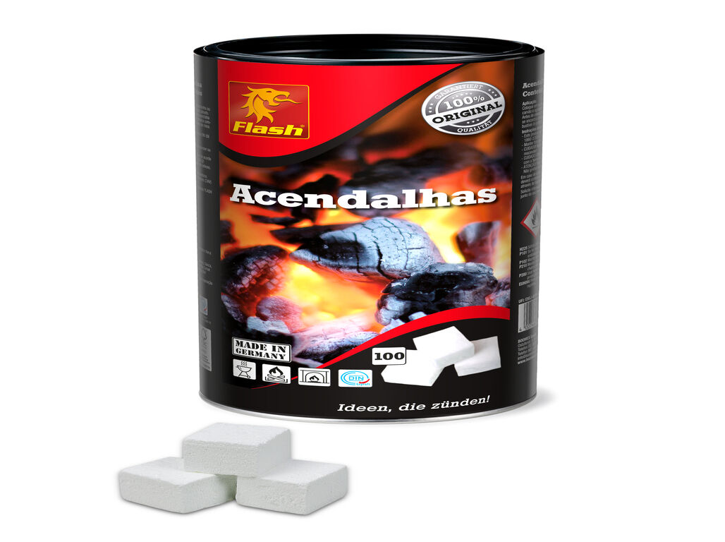 ACENDALHA FLASH BRANCA 100 CUBOS
