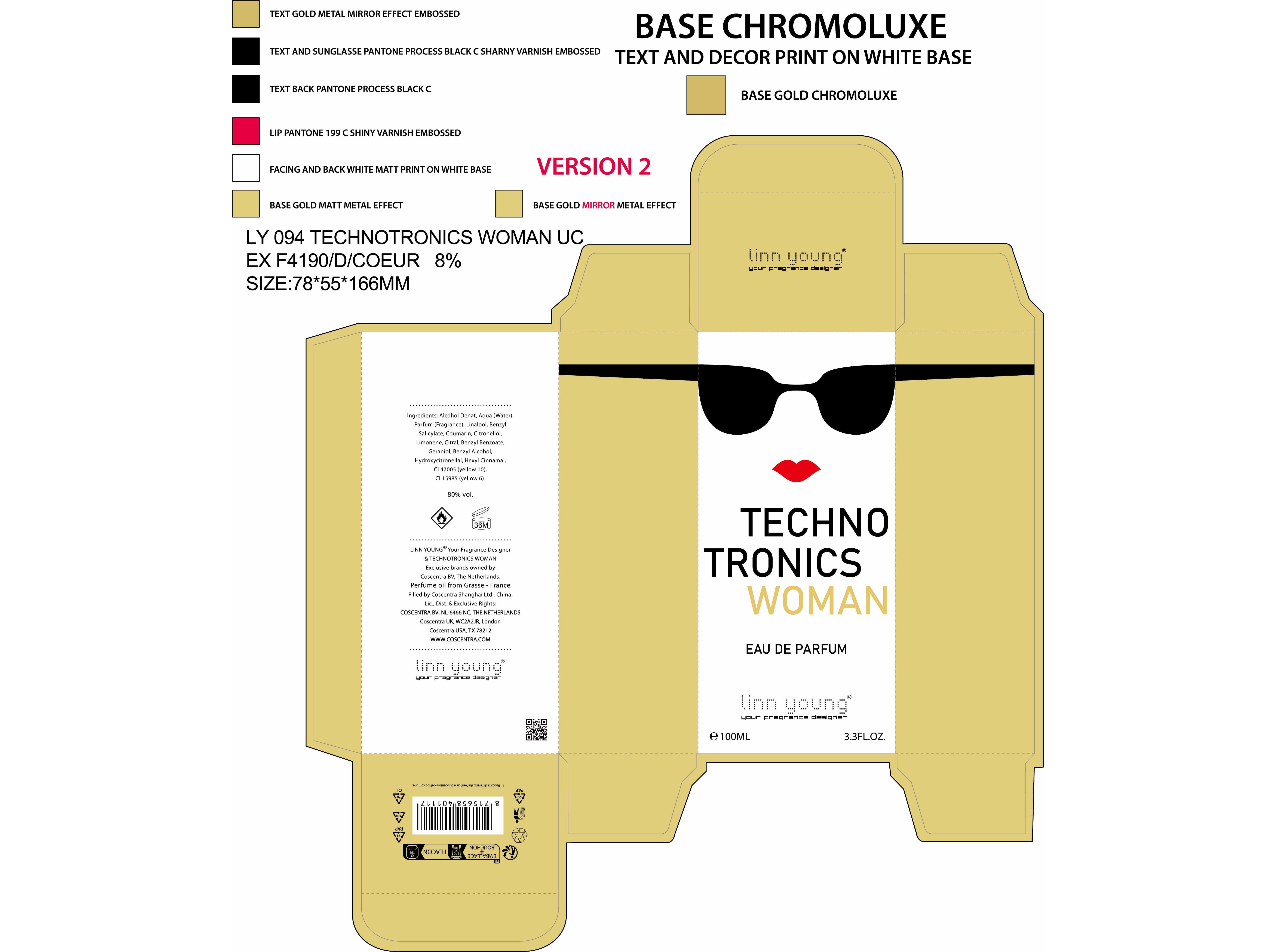 EAU DE PARFUM LINN YOUNG TECHNOTRON WOMAN 100 ML image number 1