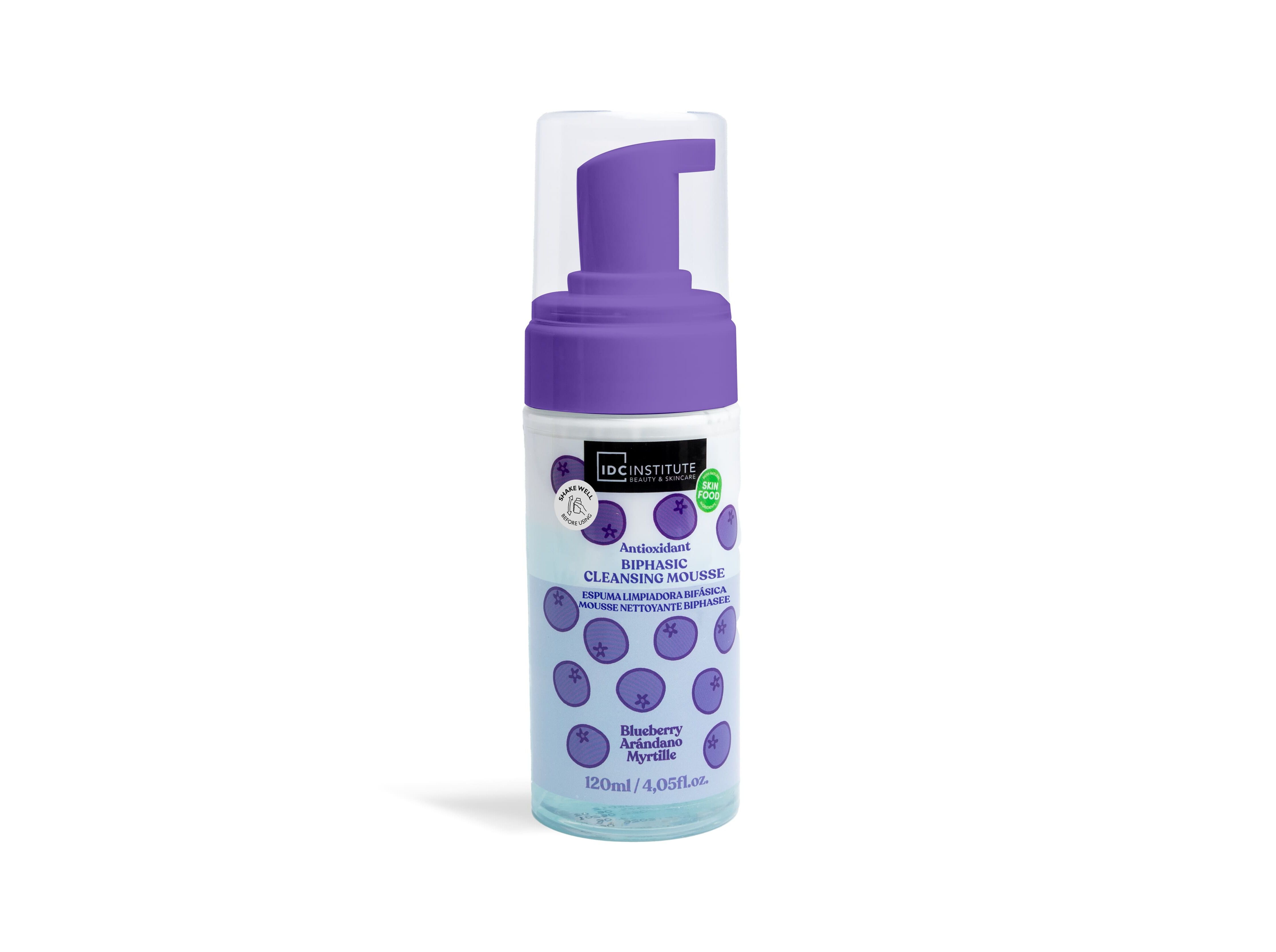 MOUSSE DE LIMPEZA IDC INSTITUTE BLUEBERRY 120 ML image number 1