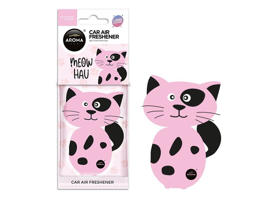AMBIENTADOR AUTO AROMA CAR MEOW & HAU FLOWERS 30D image number 1