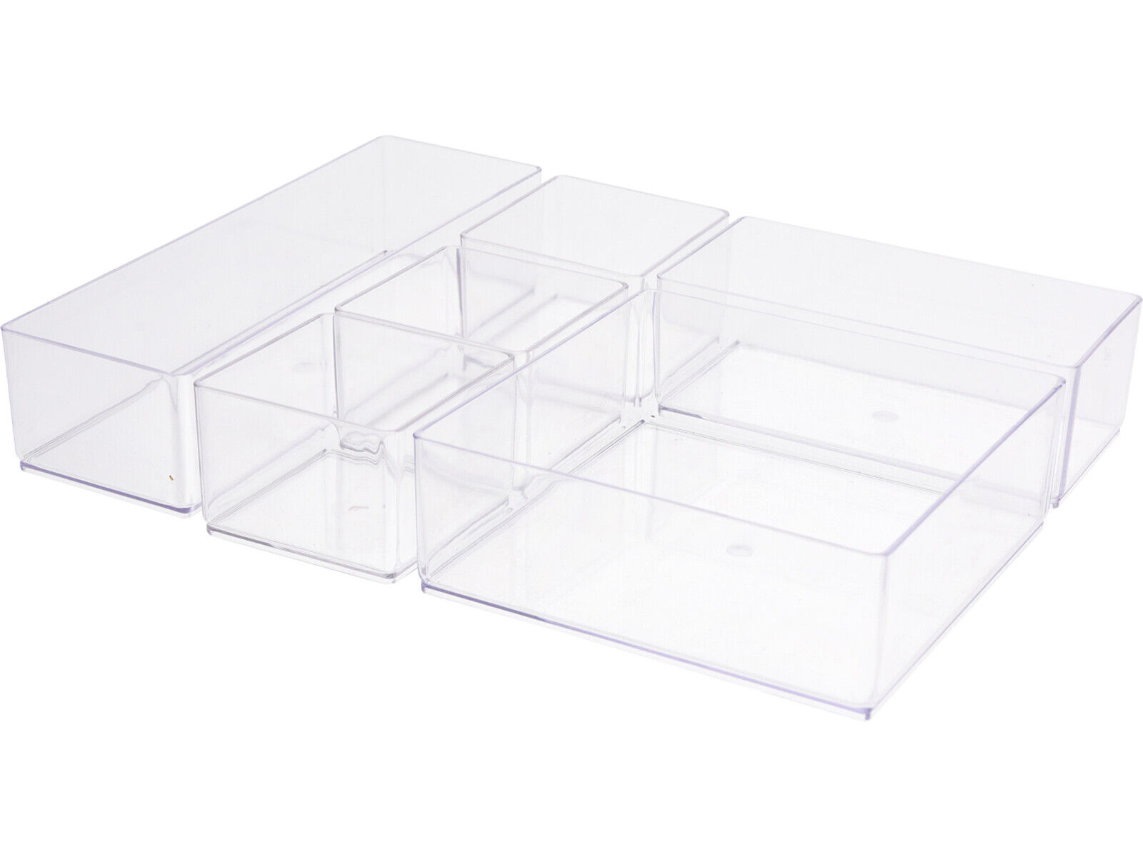 ORGANIZADOR DE GAVETAS 6 PE&Ccedil;AS 22.5X30X5CM image number 0