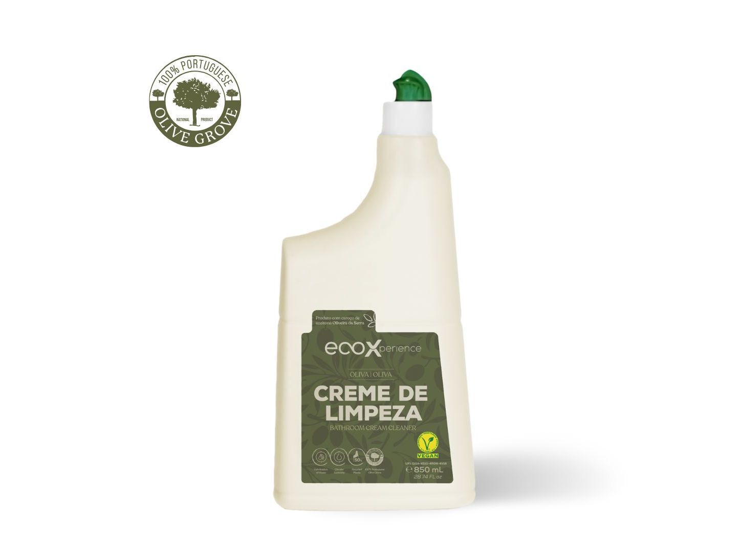 LIMPEZA CASEIRA ECOLOGICO ECOX CREME C/ CARO&Atilde;O OLIVEIRA DA SERRA 850ML image number 0