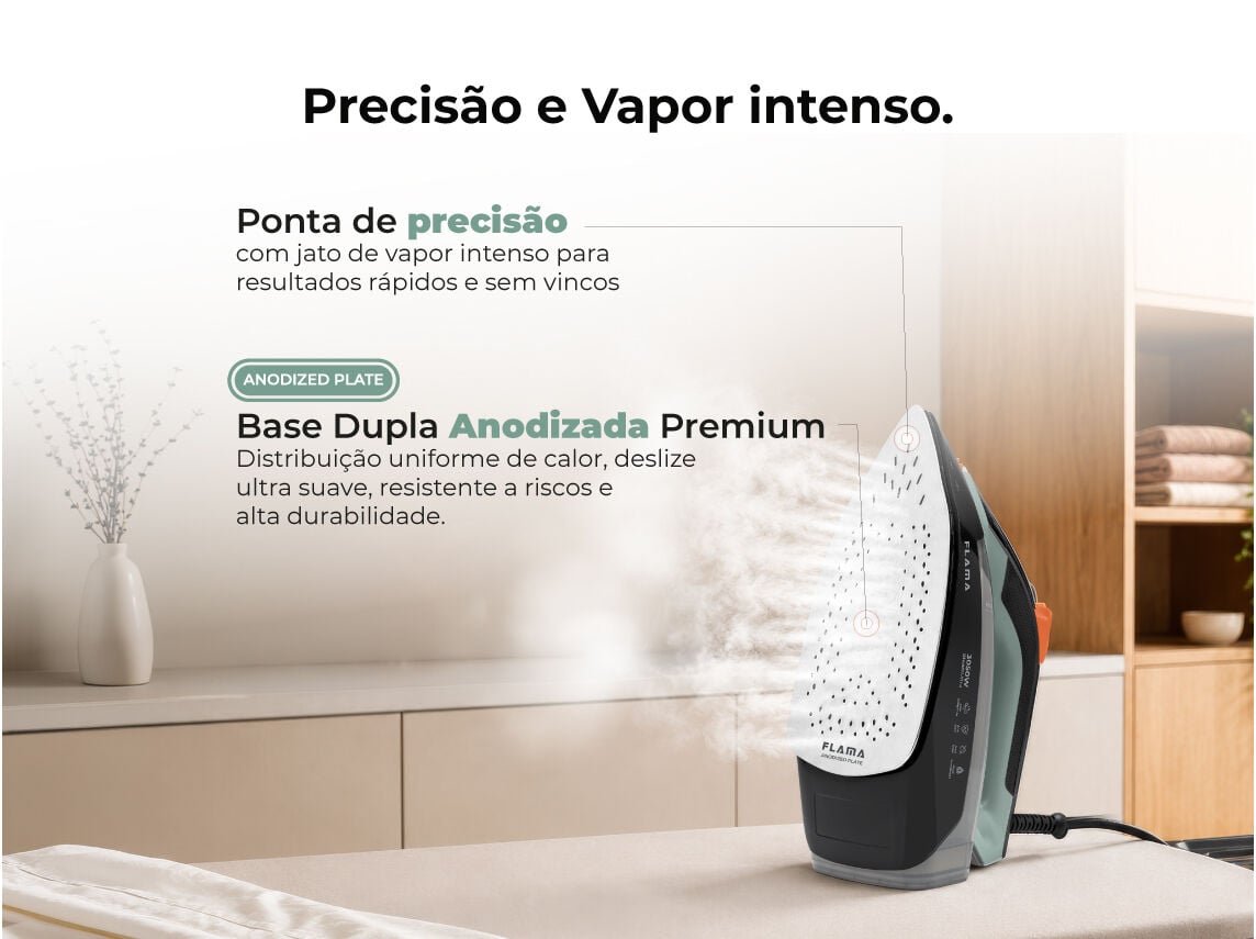 FERRO A VAPOR FLAMA 5397FL 3050 W image number 2