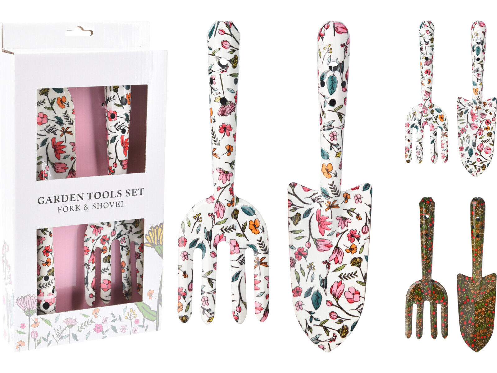 FERRAMENTAS JARDIM FLORES SET 2 CORES SORTIDAS image number 1