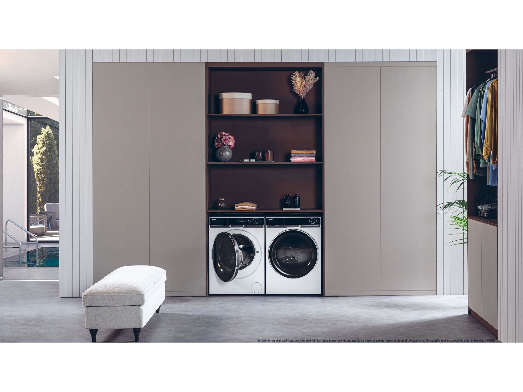 M&Aacute;QUINA DE LAVAR ROUPA HAIER HW100-BD14397U1S - BRANCO A 10KG image number 12