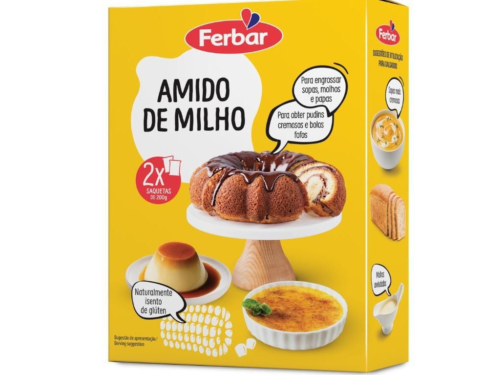 FARINHA FERBAR AMIDO DE MILHO 2X200G image number 0