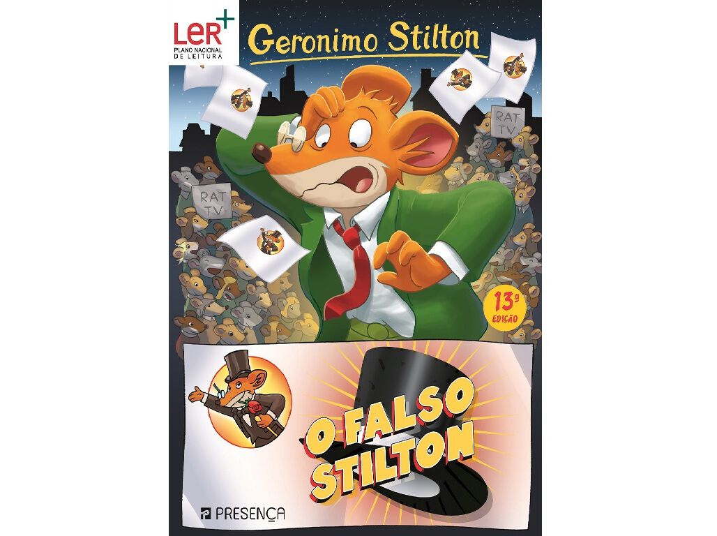 LIVRO GERONIMO STILTON N:03 O FALSO STILTON image number 1