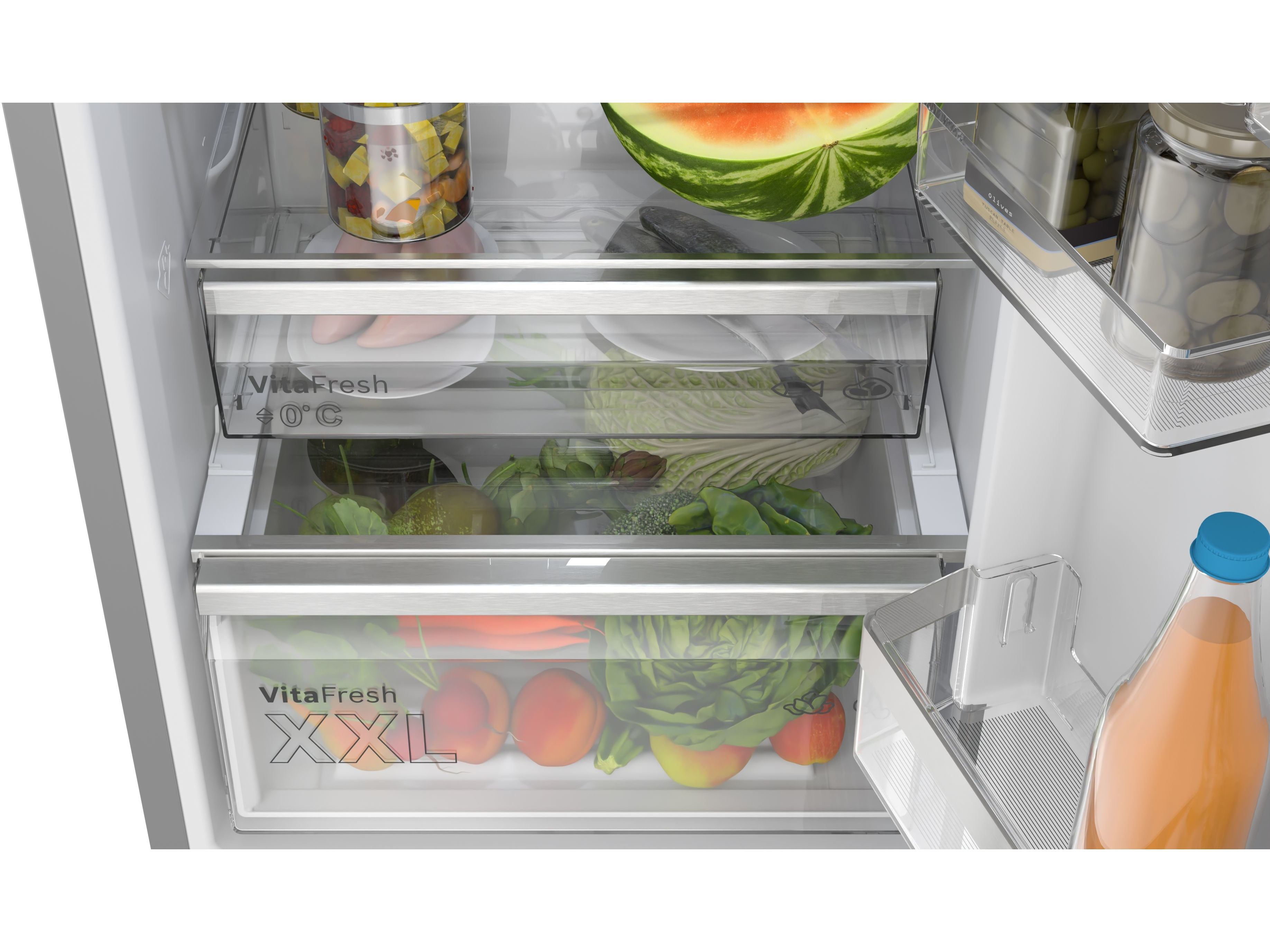 FRIGOR&Iacute;FICO COMBINADO BOSCH KGN39AIAU (NO FROST A 203CM 363L INOX) image number 3