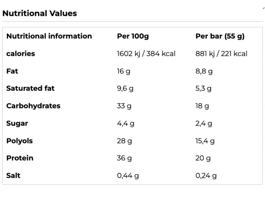 BARRA PROTEINA ENERVIT CARAMELO 55G image number 1