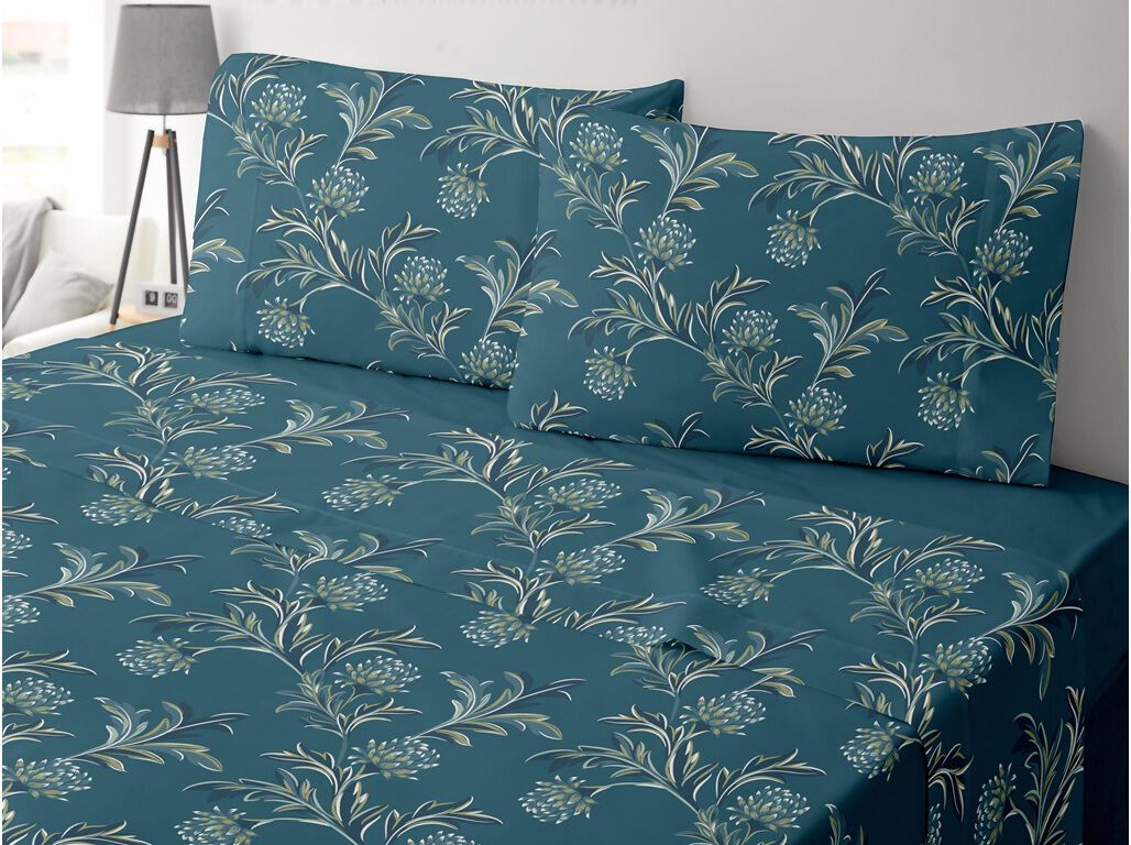 JOGO CAMA CORALINA HOMESPECIAL ESTAMPADO 160X270 LIA LUNAR image number 0