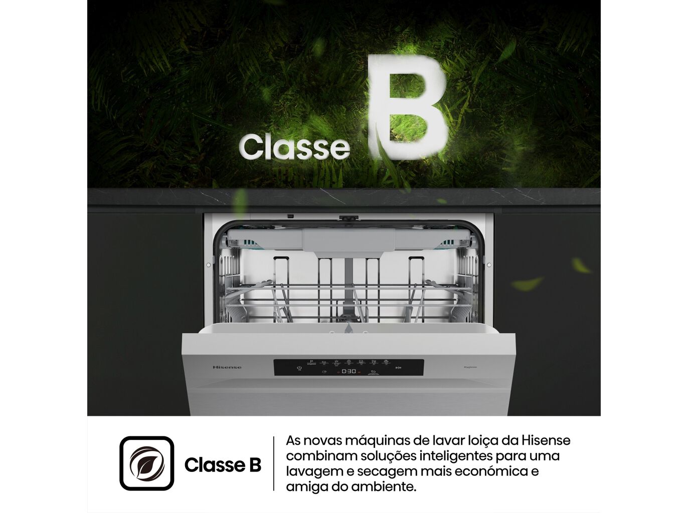M&Aacute;QUINA DE LAVAR LOI&Ccedil;A HISENSE LOOK INOX SERIE HI4 HS643B90X B 15CONJUNTOS image number 9