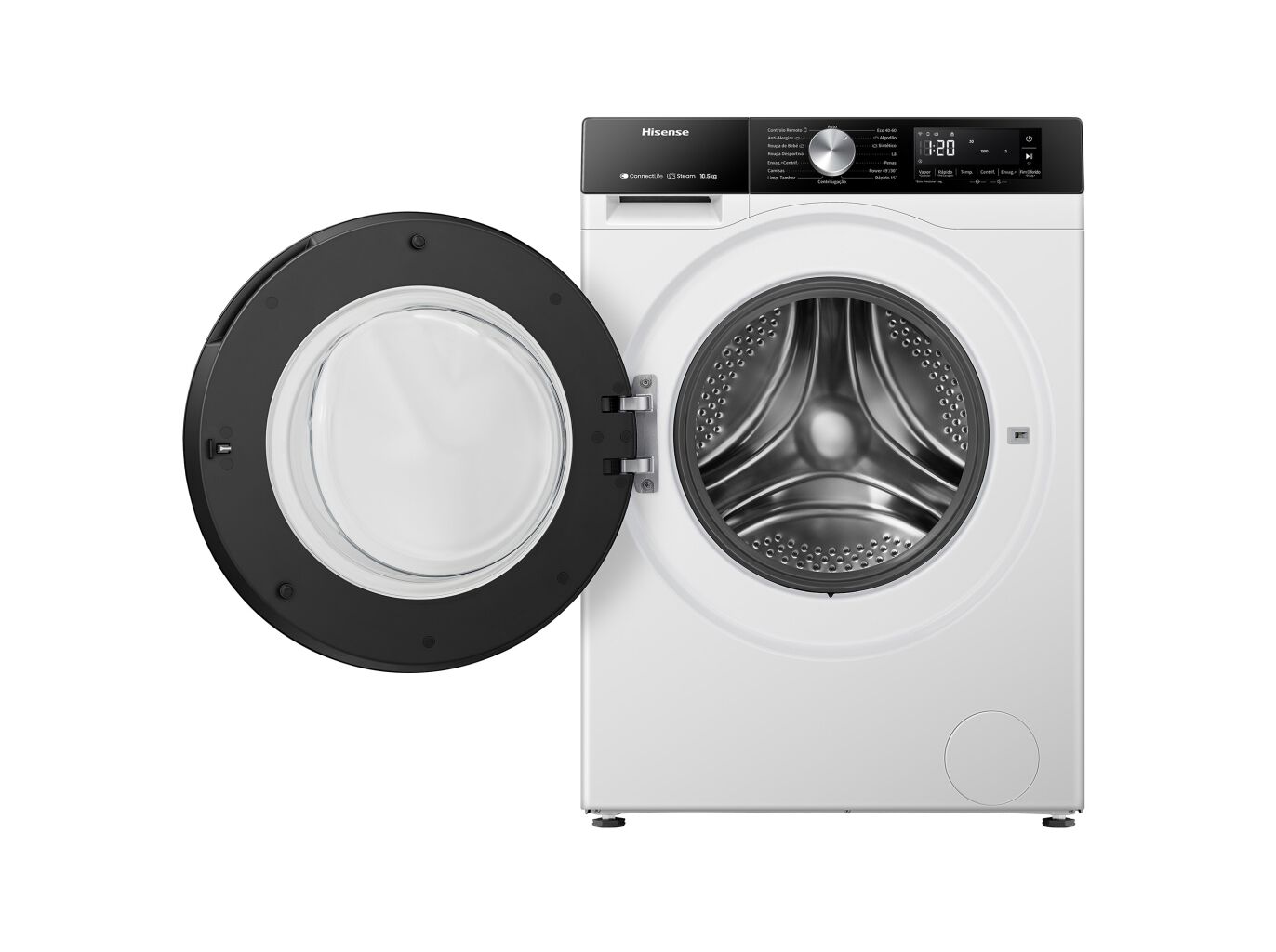 M&Aacute;QUINA LAVAR ROUPA HISENSE WF3S1043BW3 SERIE 3S - BRANCO A 10.5KG image number 4