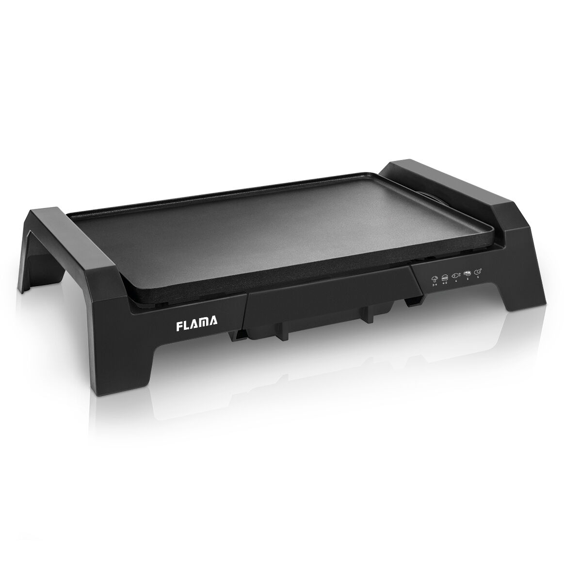 GRELHADOR DE CONTACTO FLAMA 4743FL 2000W