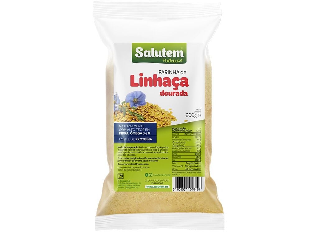 FARINHA SALUTEM LINHA&Ccedil;A DOURADA 200G