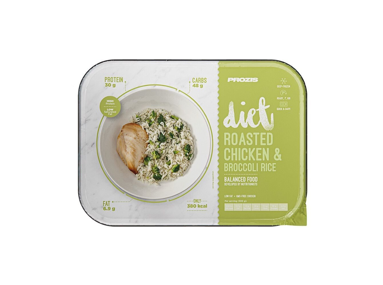 REFEI&Ccedil;&Atilde;O DIET PROZIS FRANGO C/ ARROZ BR&Oacute;C 300G