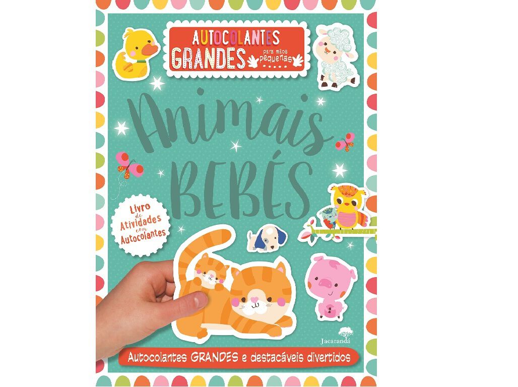 LIVRO ANIMAIS BEB&Eacute;S GRANDES AUTOTOLANTES AAVV image number 0