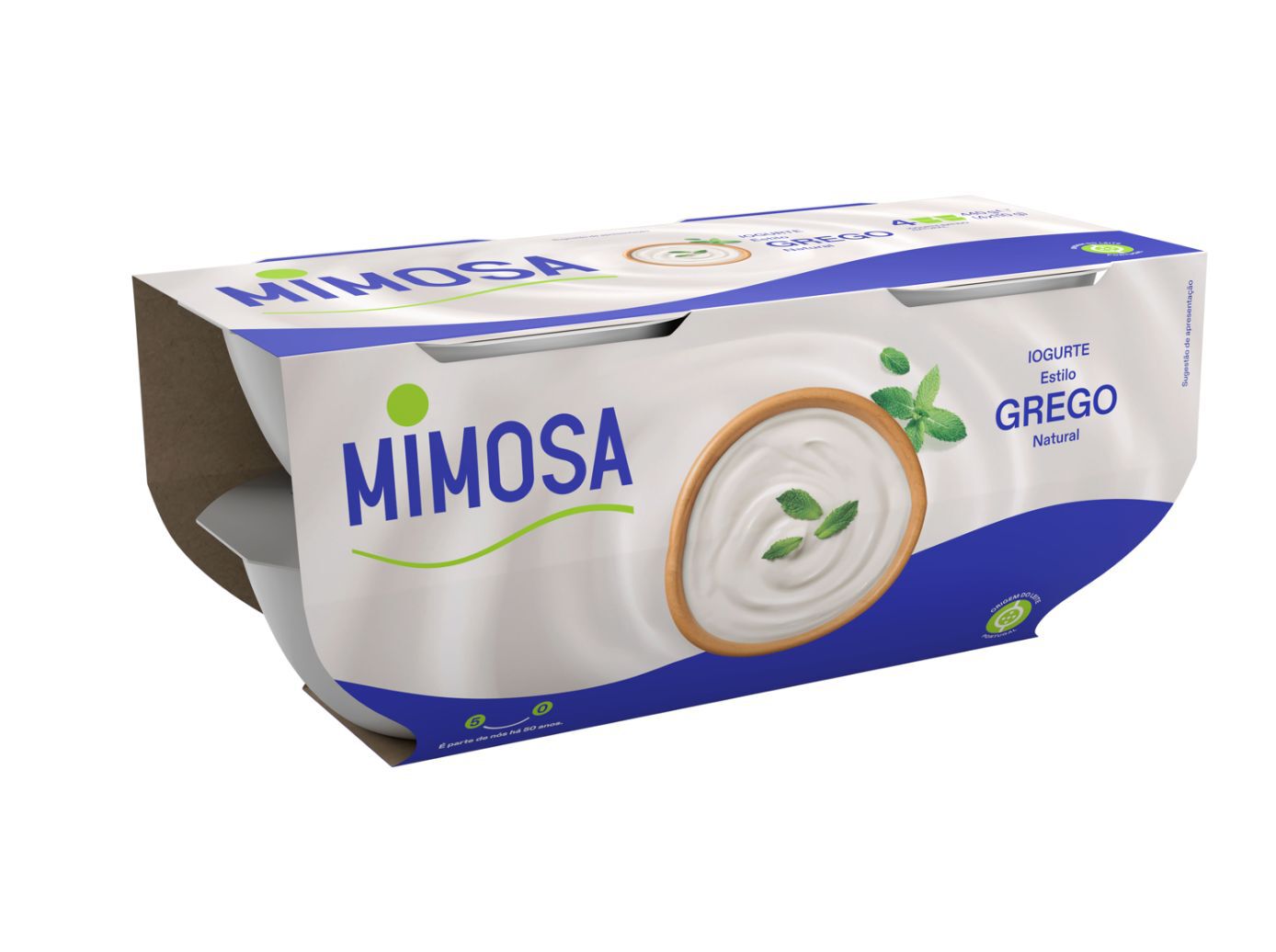 IOGURTE MIMOSA GREGO BATIDO NATURAL 4X110G