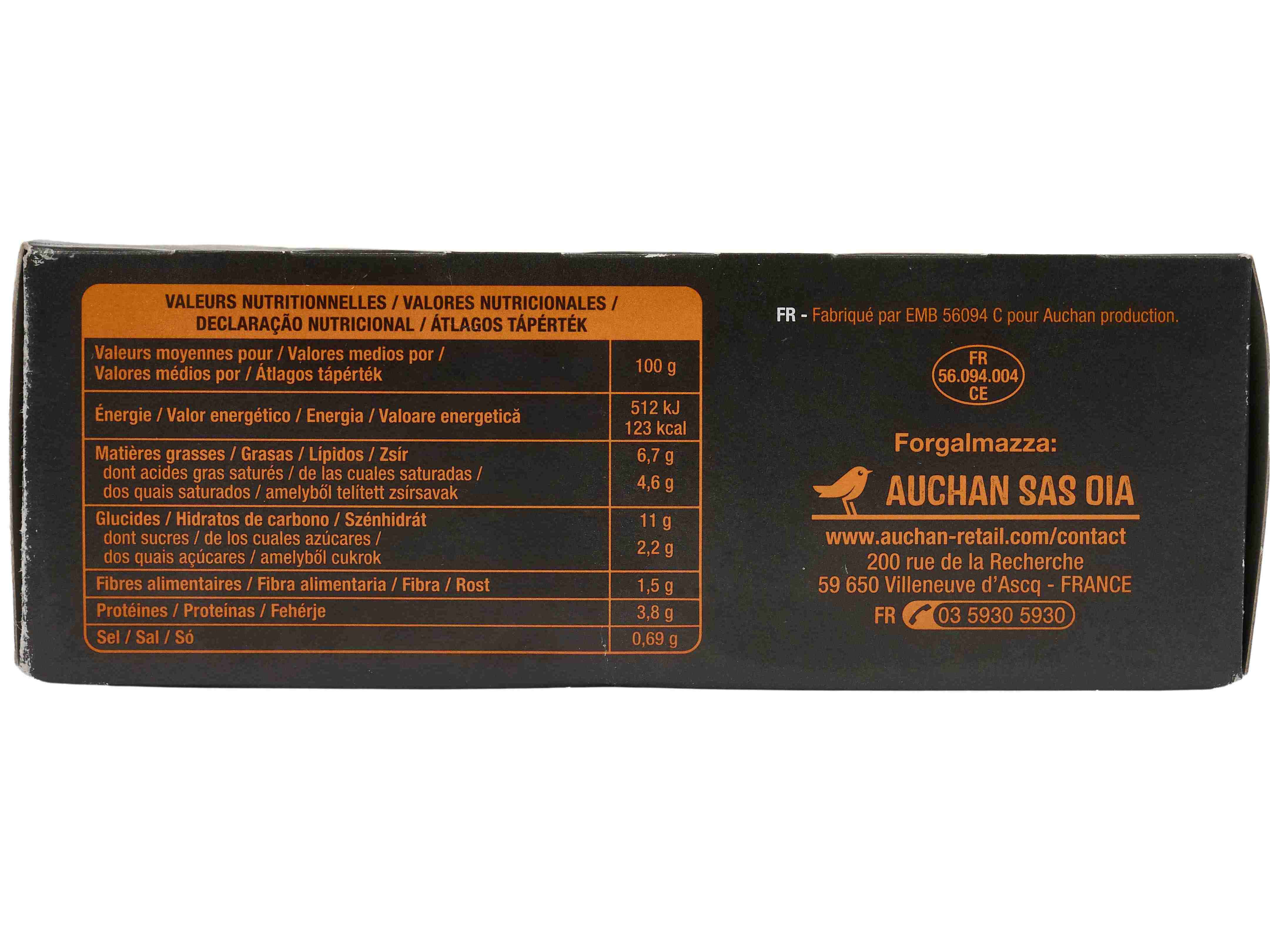 MINI GRATINADOS AUCHAN BATATA DOCE 480G image number 2