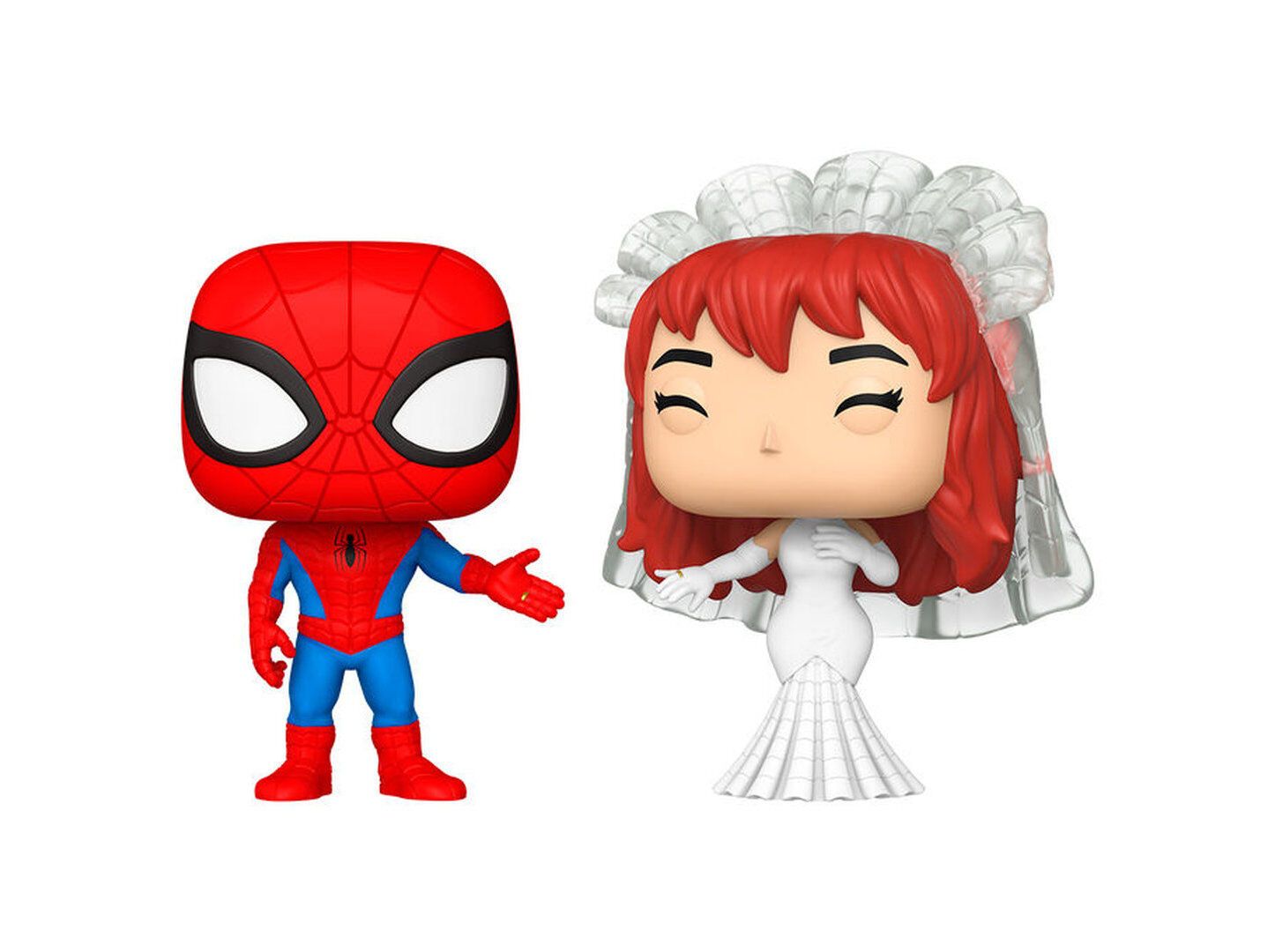 FIGURA POP! FUNKO SUPERHERO COUPLES - SPIDER-MAN AND MJ image number 1