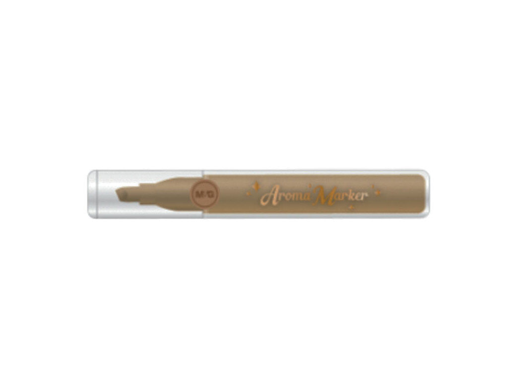 SUBLINHADOR PERFUMADO S&Acirc;NDALO M&G COM GLITTER COR DOURADO