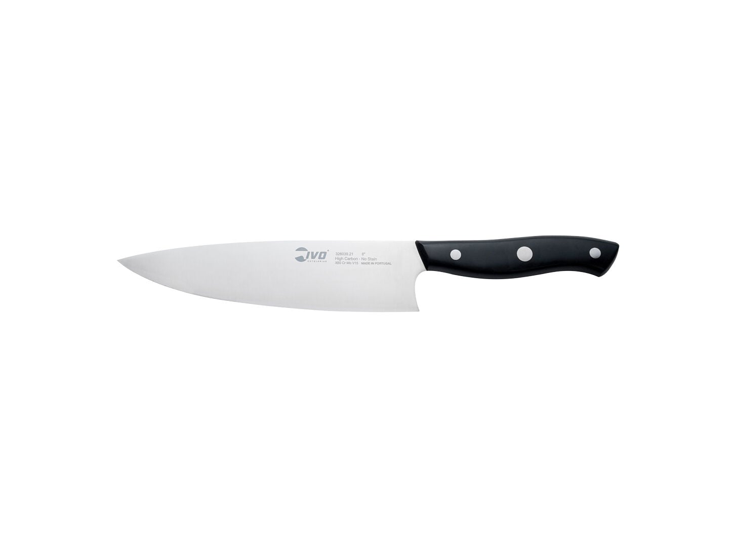 FACA DE CHEF IVO PRETA 20 CM