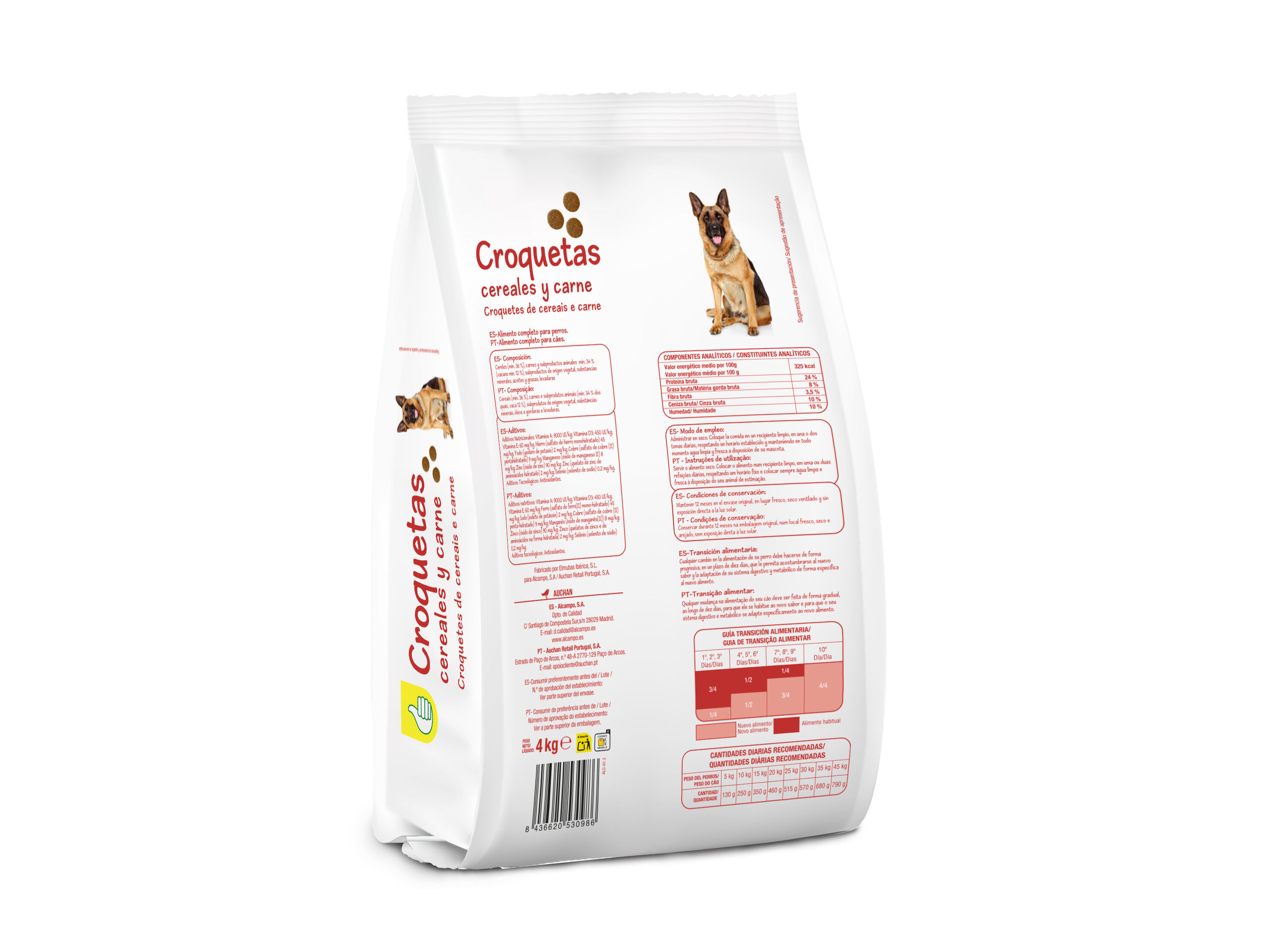 RA&Ccedil;&Atilde;O PARA C&Atilde;O POLEGAR COM CEREAIS E CARNE 4KG image number 1
