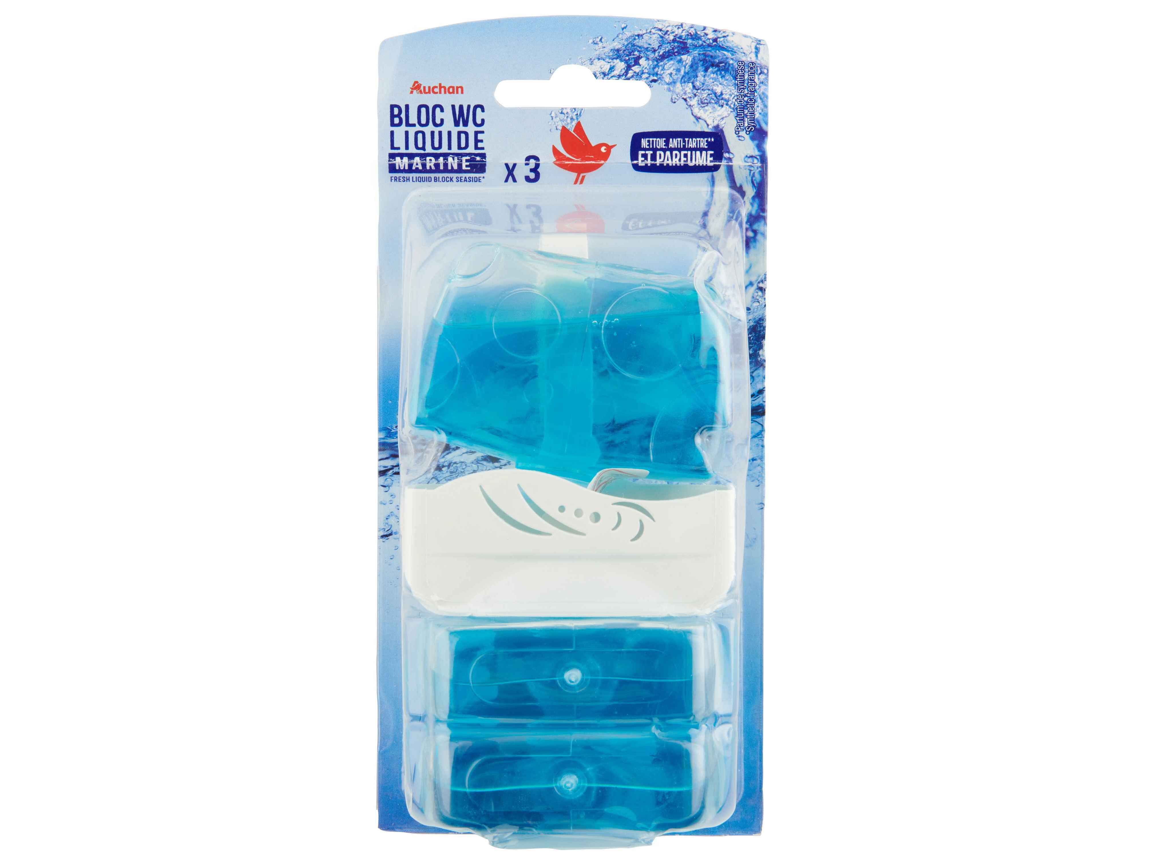 BLOCO WC AUCHAN L&Iacute;QUIDO MARINHO 3UN image number 0