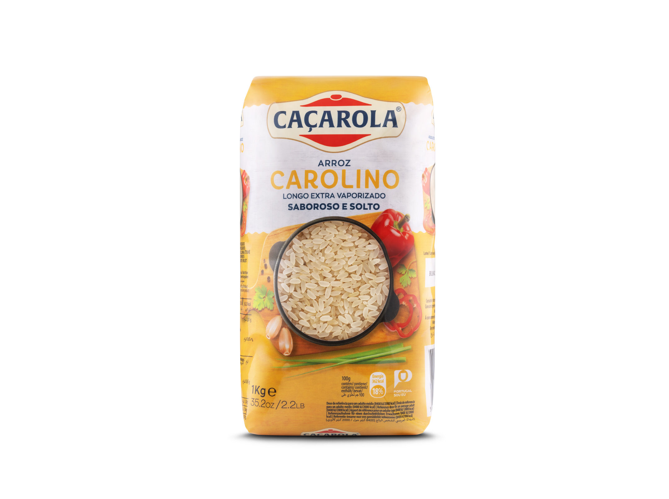 ARROZ VAPORIZADO CA&Ccedil;AROLA EXTRA LONGO 1KG image number 1