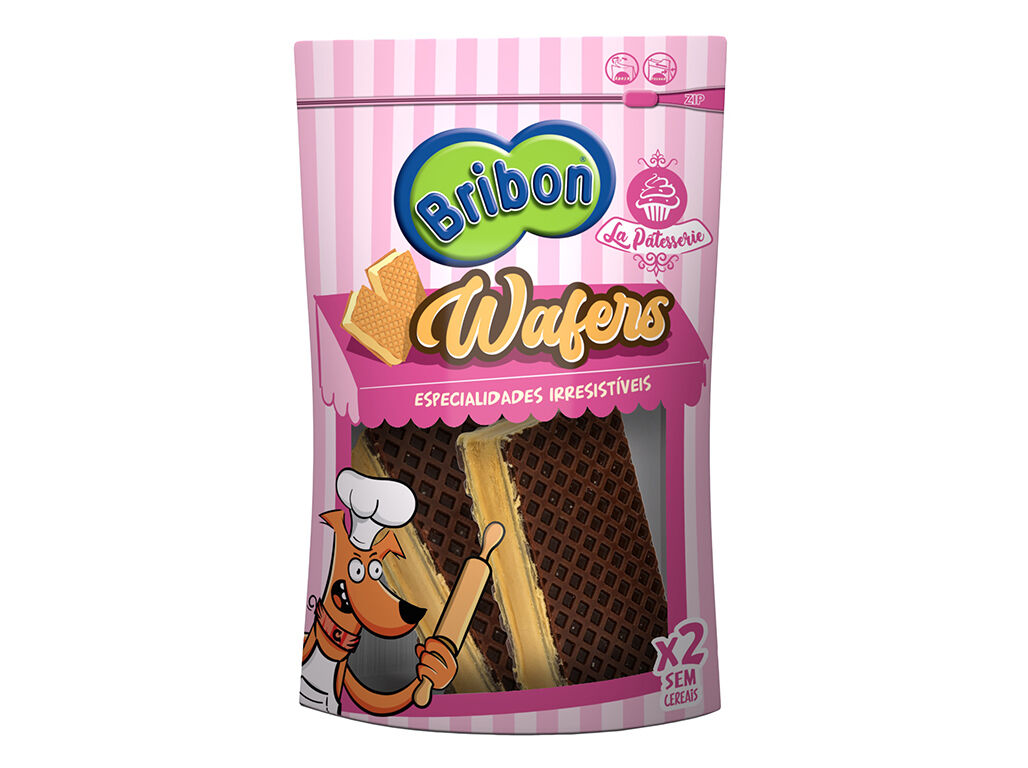SNACK PARA C&Atilde;O BRIBON LA P&Acirc;TISSERIE WAFERS 2UN image number 0