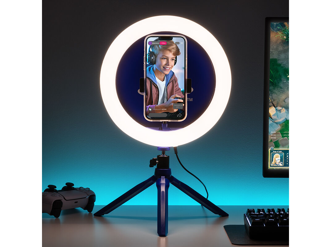 ANEL LUZ PLAYSTAION COM SUPORTE image number 1