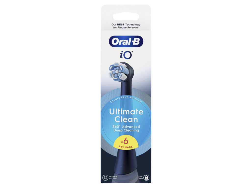RECARGA ORAL B IO ULTIMATE CLEAN PRETA 6UND image number 1