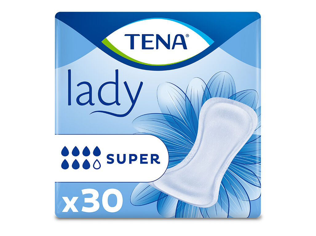 PENSOS INCONTIN&Ecirc;NCIA TENA LADY SUPER 30 UN