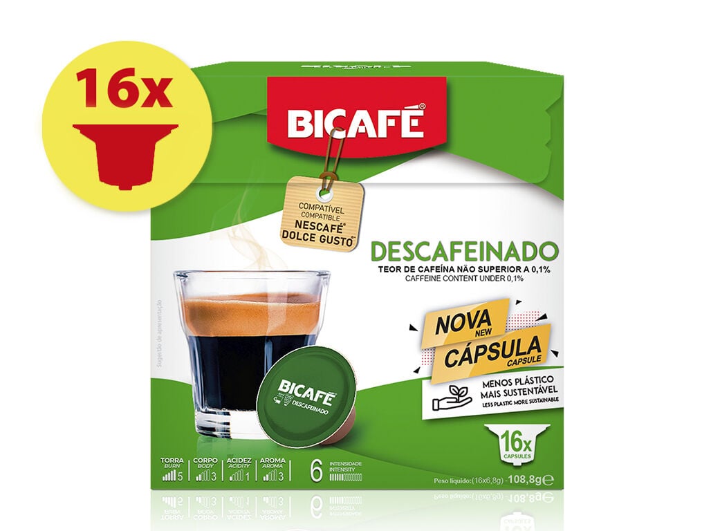 C&Aacute;PSULAS CAF&Eacute; BICAF&Eacute; DESCAFEINADO DG 16 UN image number 0