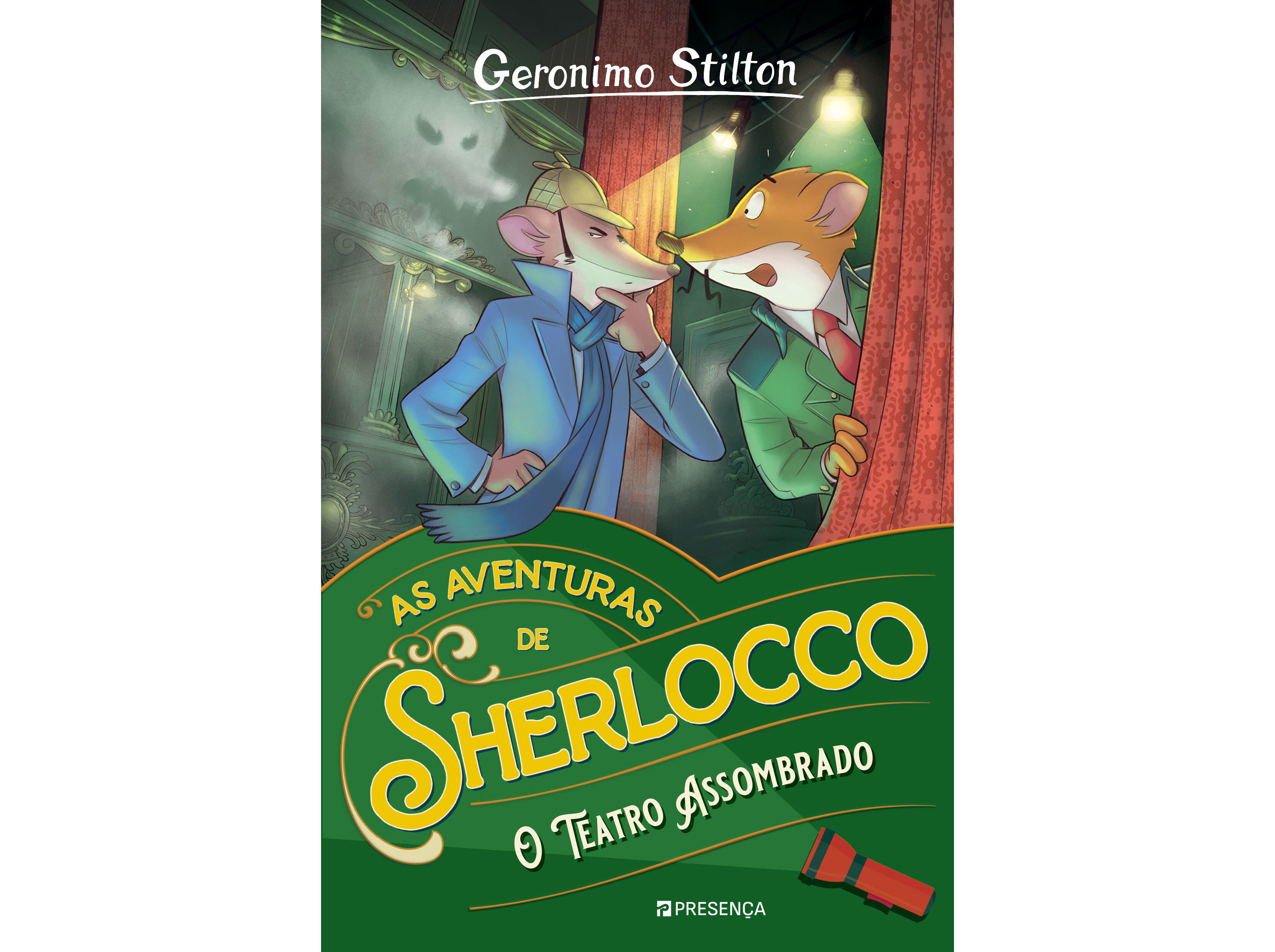LIVRO O TEATRO ASSOMBRADO DE GERONIMO STILTON image number 1