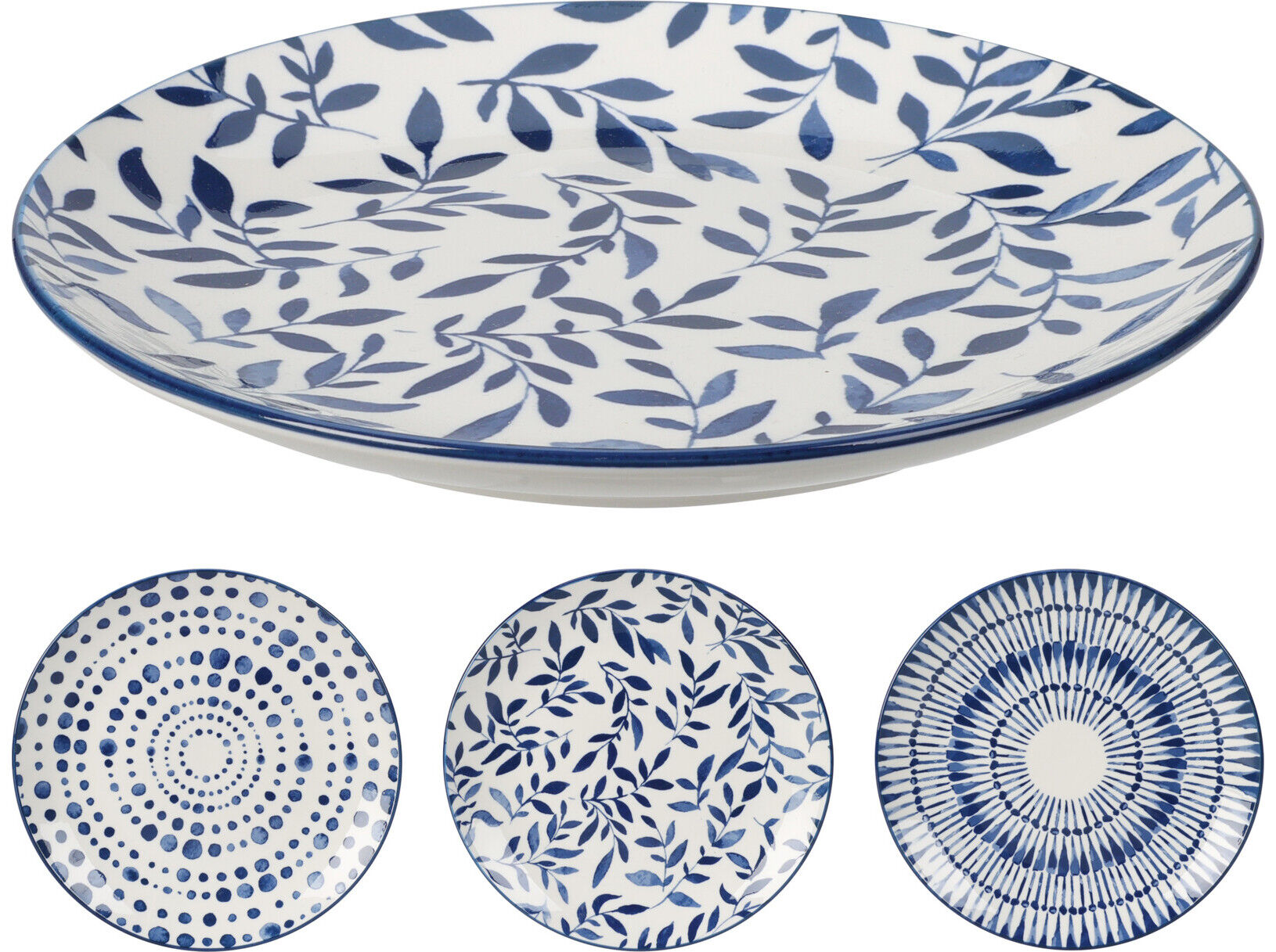 PRATO DECORADO PORCELANA 20.4CM MODELOS SORTIDOS image number 1