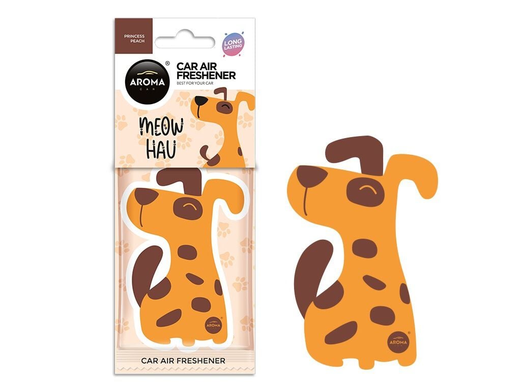 AMBIENTADOR AUTO AROMA CAR MEOW & HAU PEACH 30D image number 1