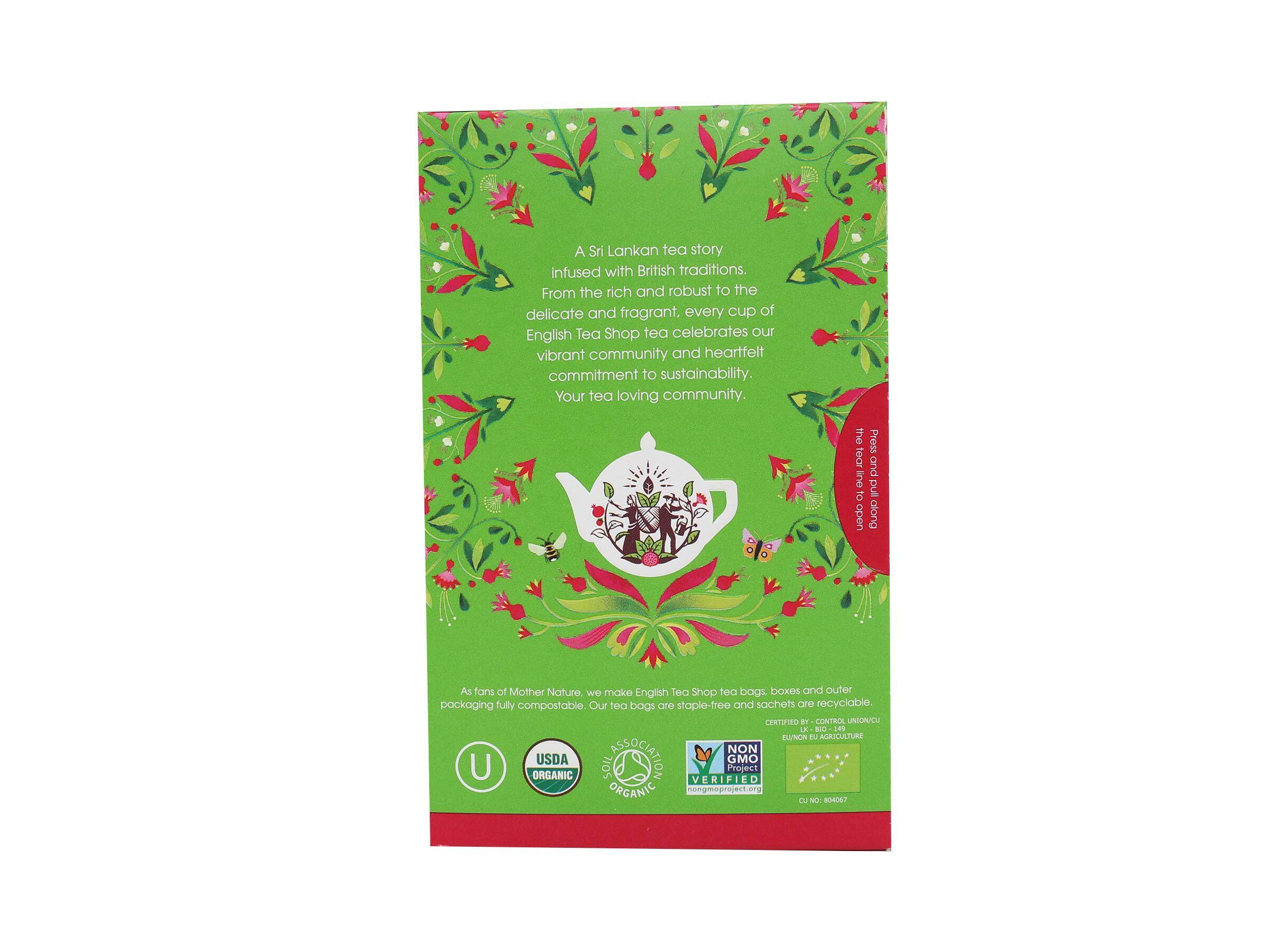 CH&Aacute; VERDE BIO ENGLISH TEA SHOP ROM&Atilde; 40GR image number 2