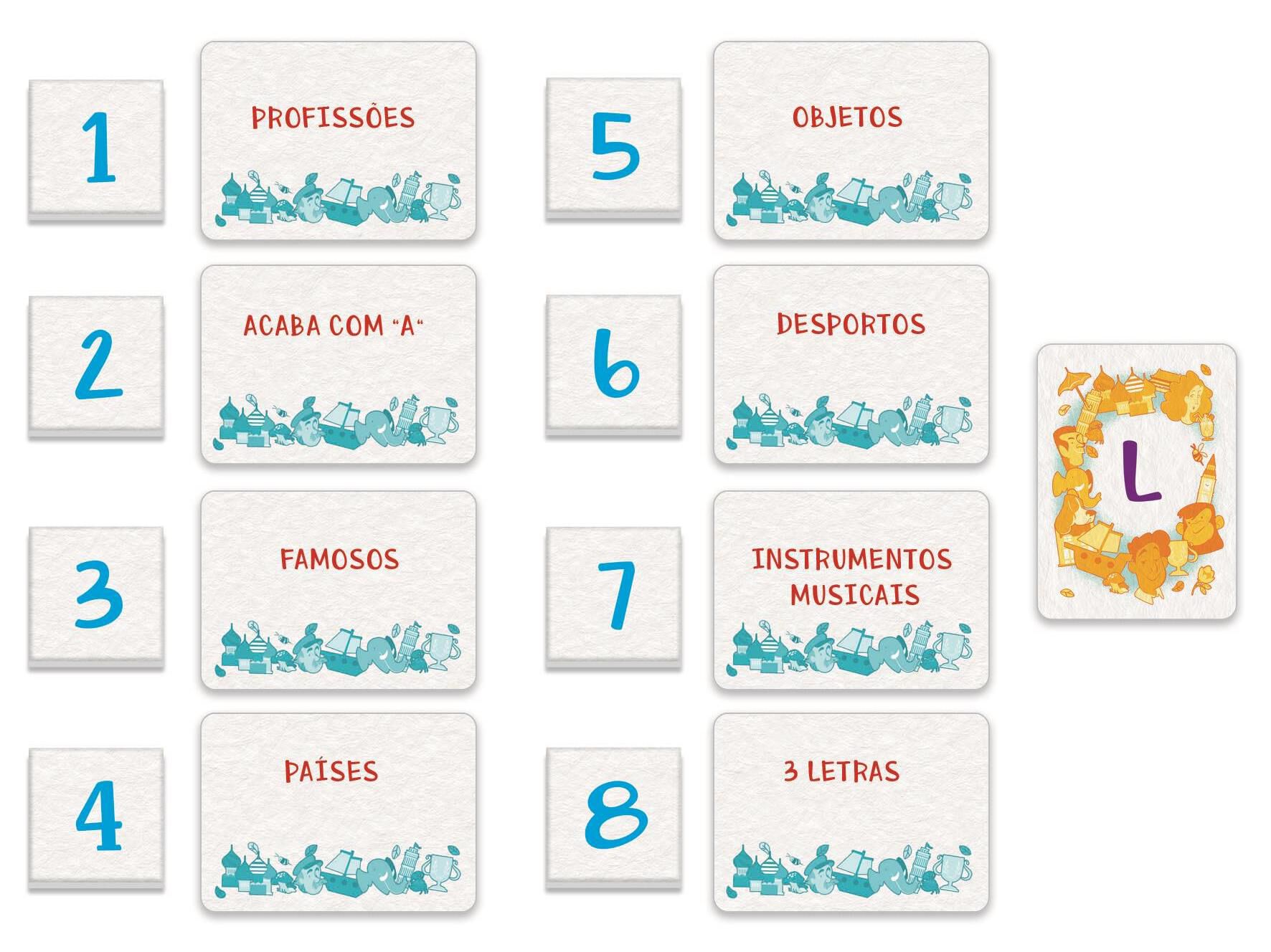 PARTY GAMES NOMES COISAS CIDADES CLEMENTONI image number 2