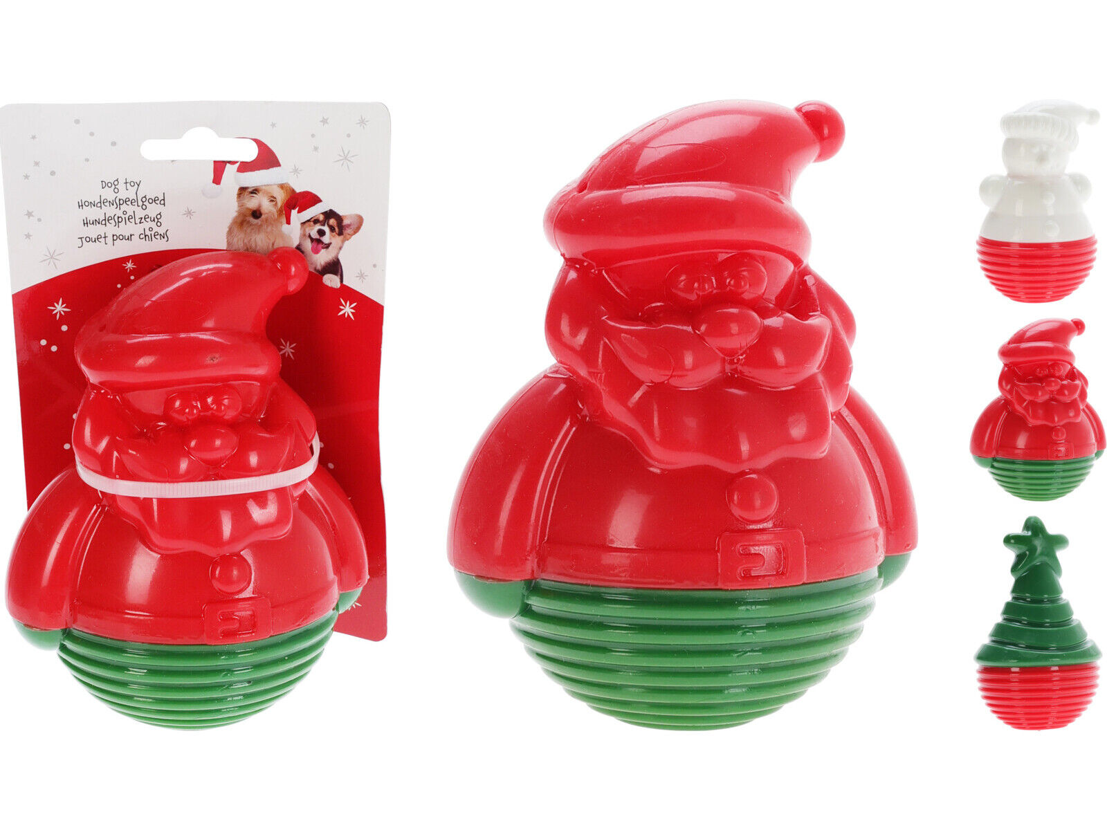 BRINQUEDO C&Atilde;O DOGS COLLECTION NATAL TPR 13CM MODELOS SORTIDOS image number 1