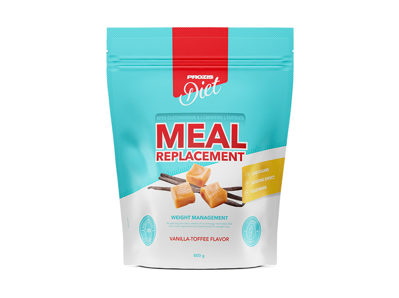 BATIDO SUBST REF PROZIS CARAMELO BAUNILHA 800GR image number 0