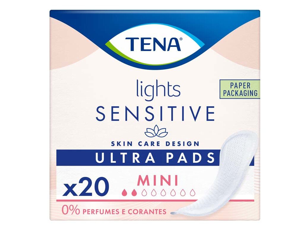 PENSOS INCONTIN&Ecirc;NCIA LIGHTS SENSITIVE MINI 20 UN image number 0