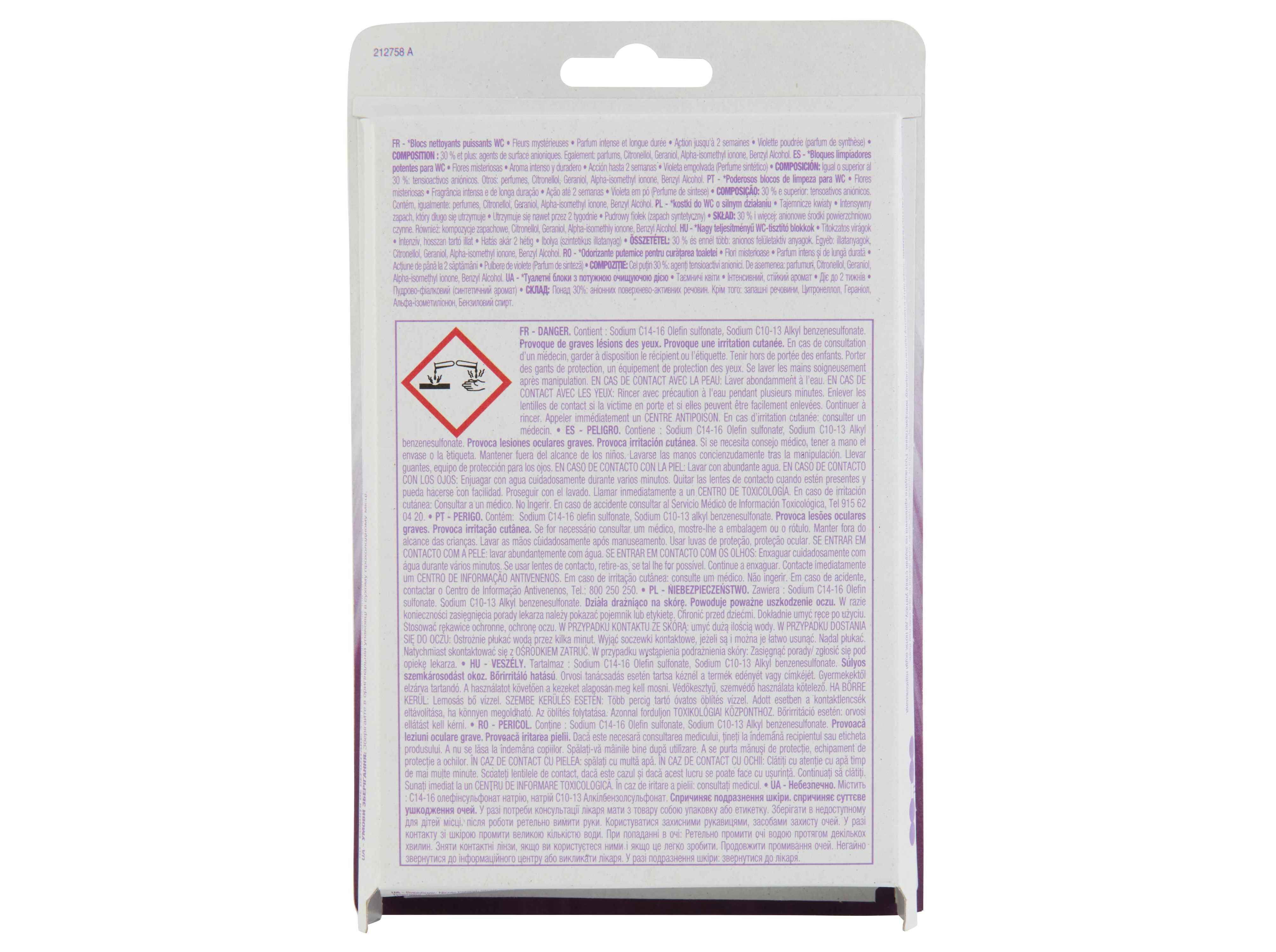 BLOCO WC POWER AUCHAN FLORES MISTERIOSAS VIOLETA 2UN image number 2