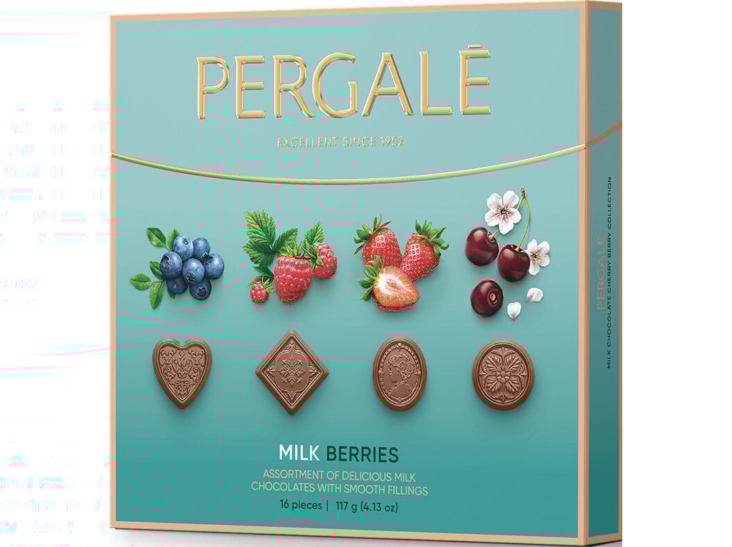 BOMBONS PRALIN&Eacute; PERGALE MILK BERRIES 117G image number 0