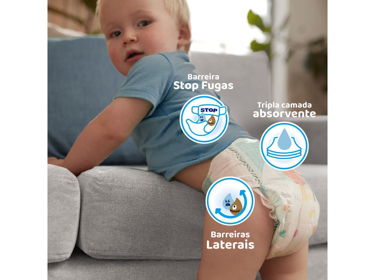 FRALDAS DODOT BEB&Eacute; SECO T4 9-14 KG 78 UN image number 4