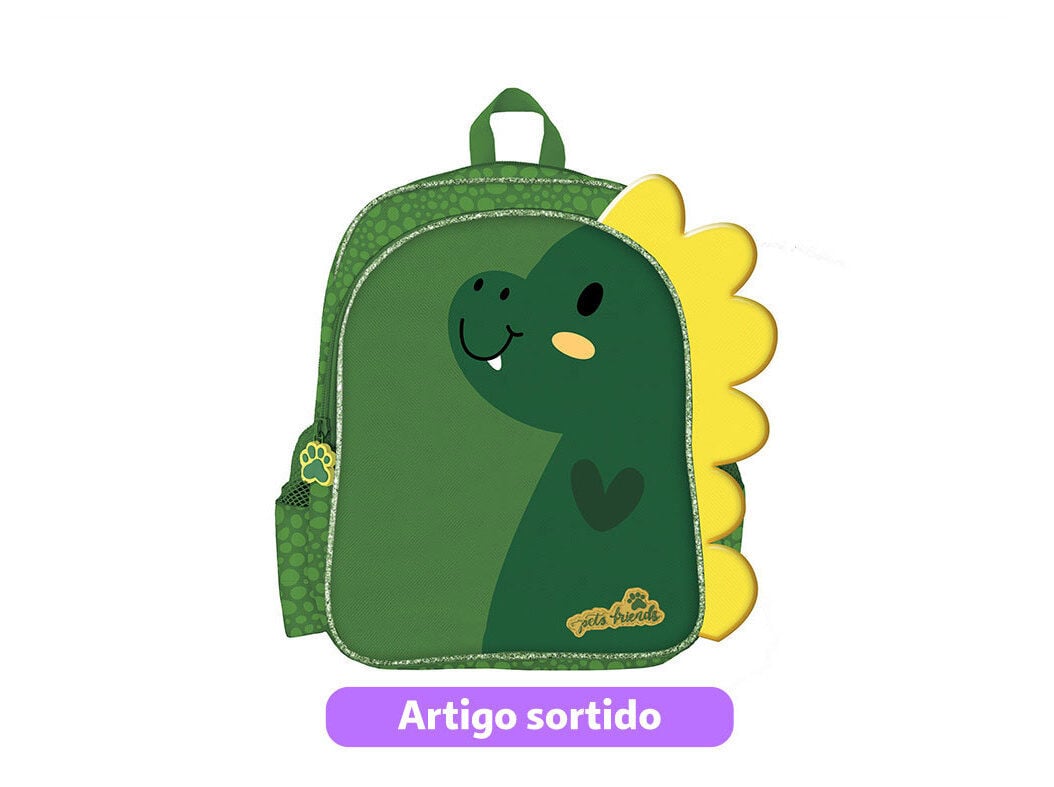 MOCHILA INFANTIL AMBAR LITTLE FRIENDS 23X31X12CM MODELOS SORTIDOS